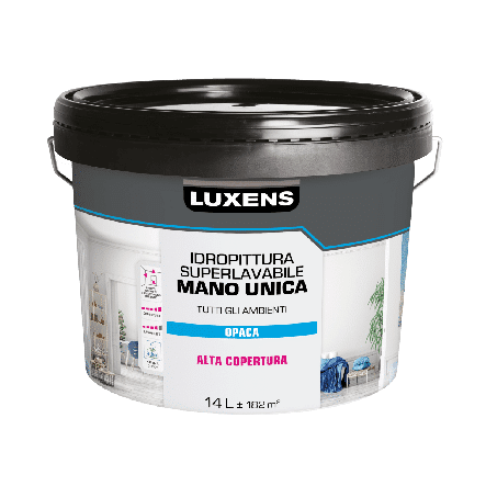 Bricocenter LUXENS 14LT SUPERWASHABLE WHITE PAINT MANOUNICA