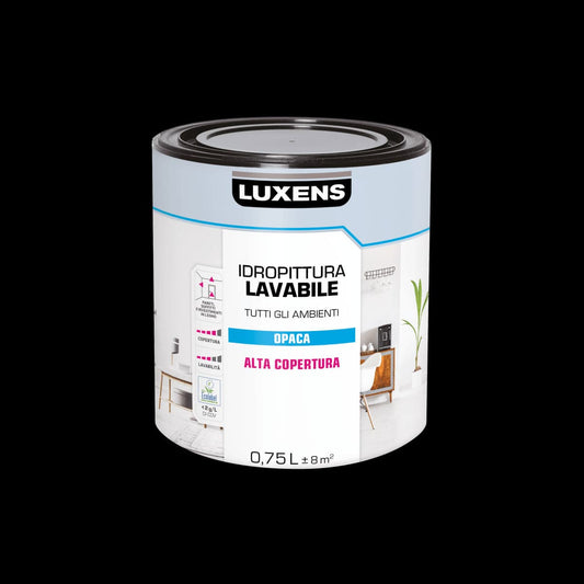 LUXENS WHITE WASHABLE PAINT 750ML - best price from Maltashopper.com BR470001098