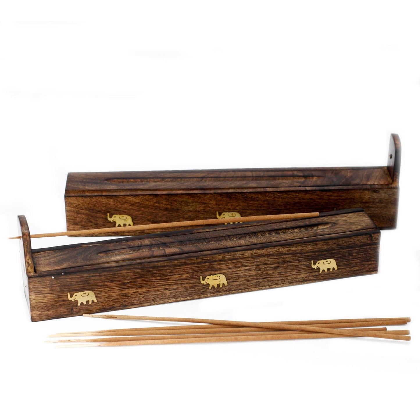 Mango Wood Incense Box - Assorted - best price from Maltashopper.com ISH-175M
