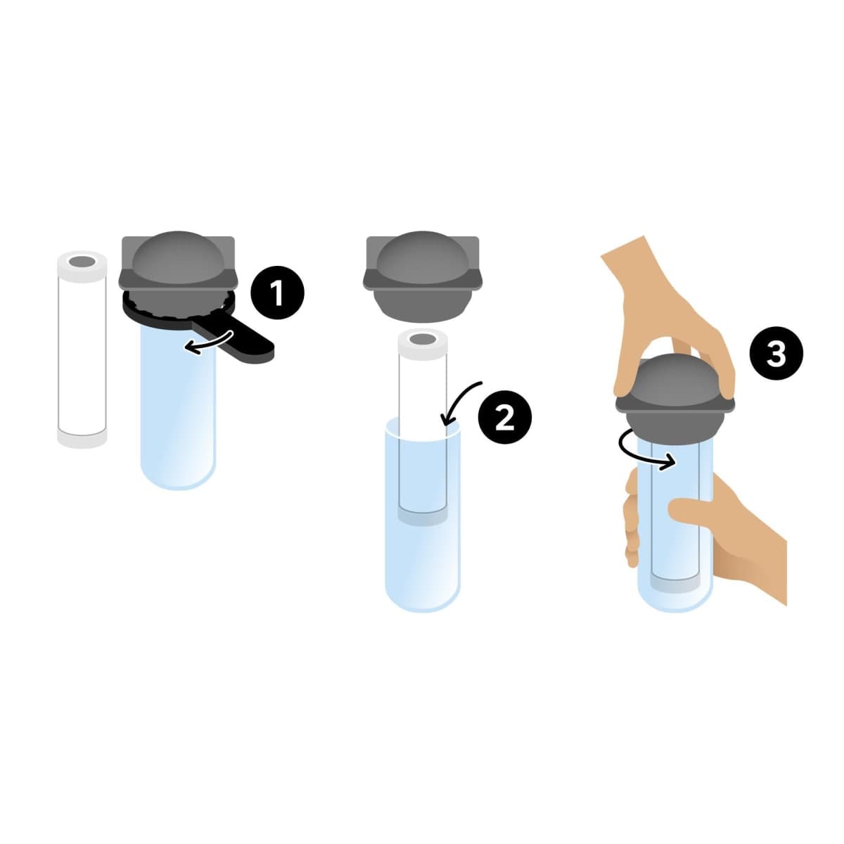 EXTRUDED POLYPROPYLENE FILTER CARTRIDGE. SL10 SIZE. REMOVES SEDIMENT PARTICLES