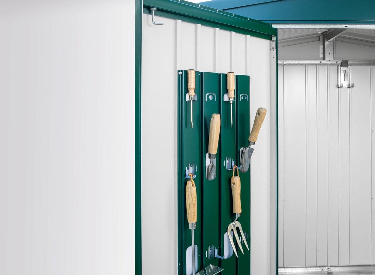 GARDEN SHED EUROPE 3 INSIDE DIMENSIONS 150X222 DARK GREEN - Premium Houses from Bricocenter - Just €1643.99! Shop now at Maltashopper.com