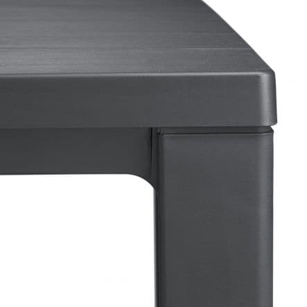 JULIE WOOD EFFECT TABLE 147X90X75 GRAPHITE - best price from Maltashopper.com BR500013021