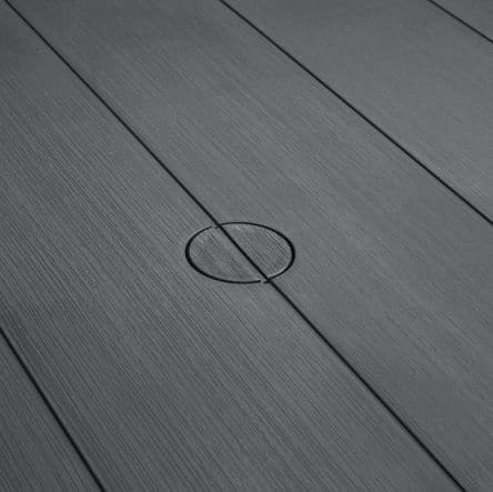 Bricocenter JULIE WOOD EFFECT TABLE 147X90X75 GRAPHITE