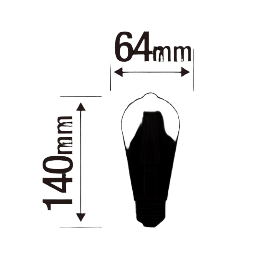 Bricocenter DECORATIVE LED BULB E27= 60W PEAR AMBER