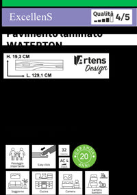 WATERTON LAMINATE 8/32 1.99SQM STRONG GREY - Premium Bleached Laminate Floors from Bricocenter - Just €20.99! Shop now at Maltashopper.com