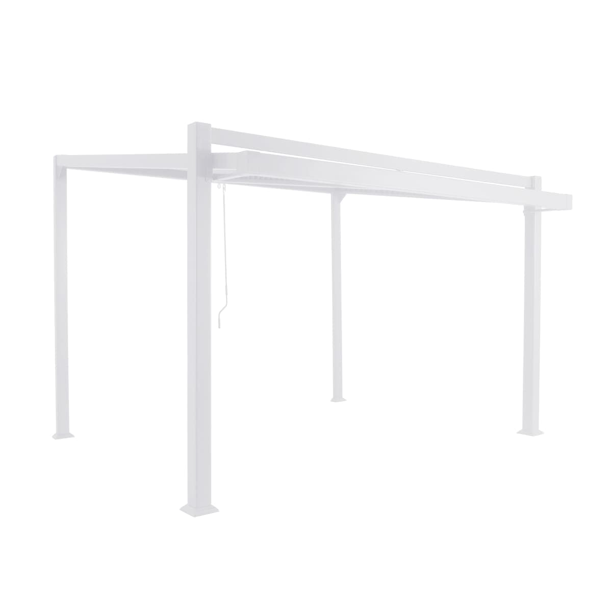 NATERIAL ODYSSEA PERGOLA 319X380 ALUMINIUM WHITE