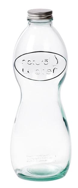WATER Transparent bottle H 24.5 cm - best price from Maltashopper.com CS637714