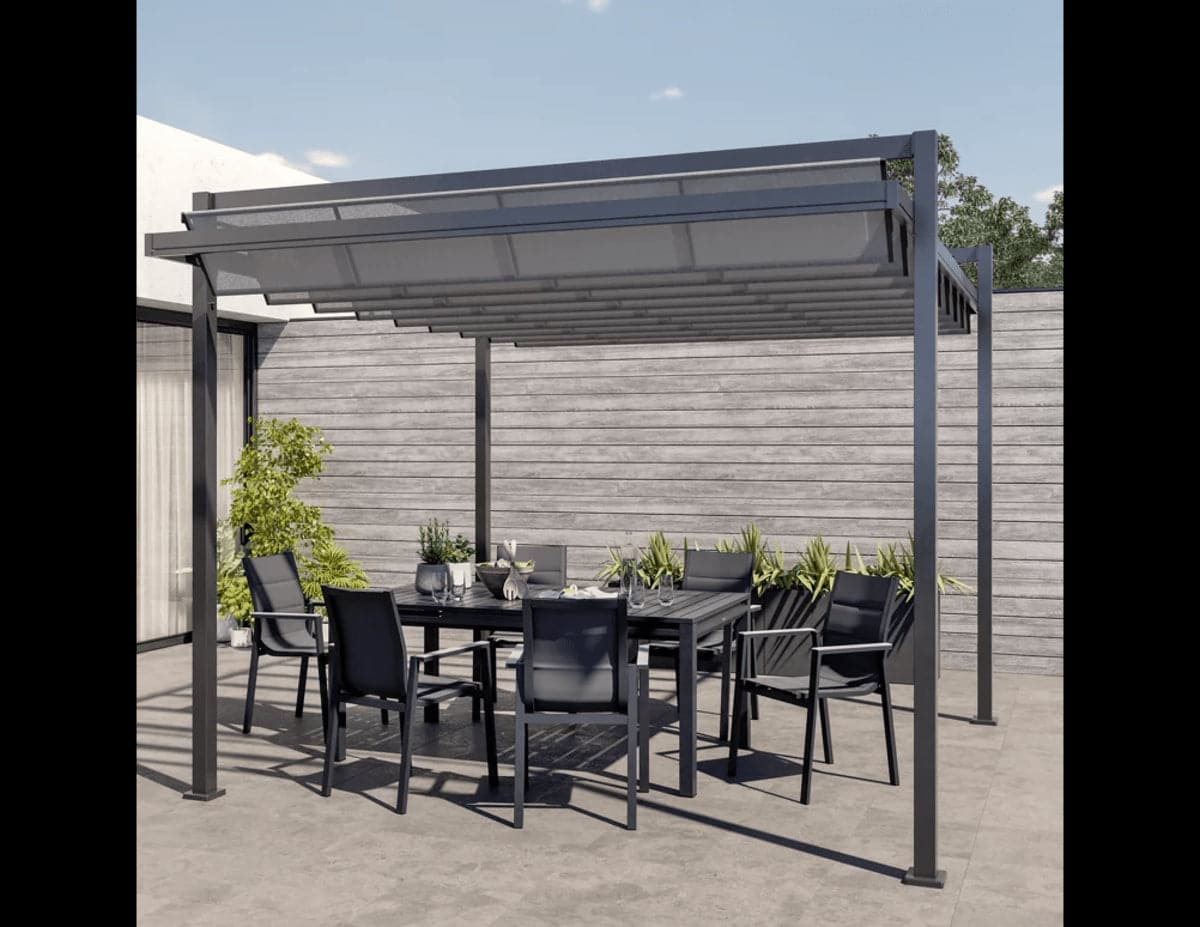 ODYSSEA II NATERIAL 180/240X100 ANTHRACITE EXTENDING TABLE - best price from Maltashopper.com BR500013641