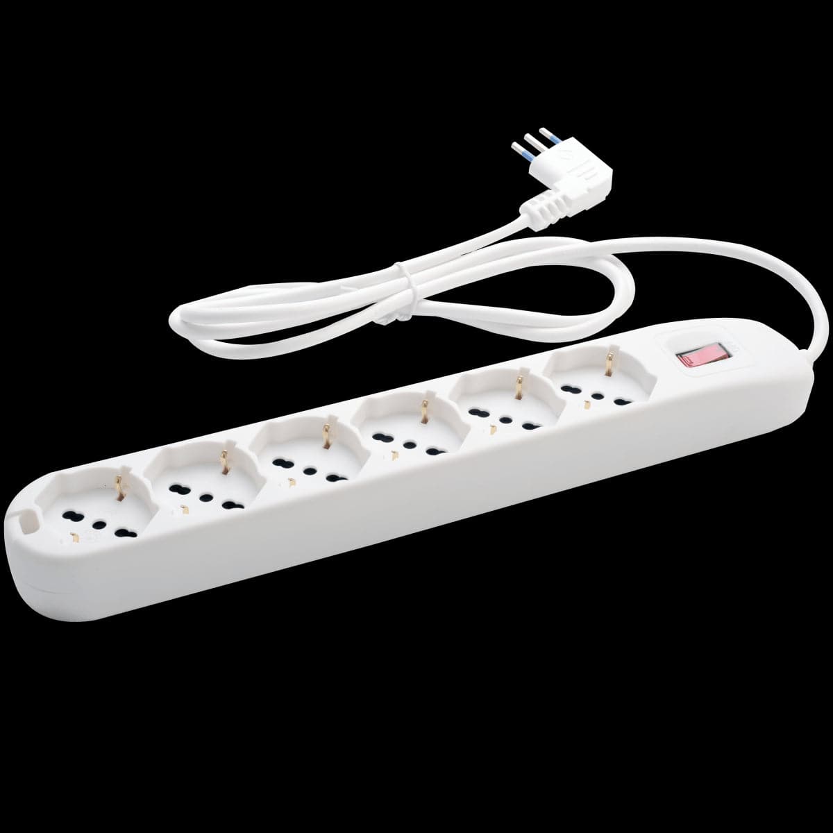 MULTISOCKET6 UNIVERSAL SOCKETS WITH SWITCH AND CABLE