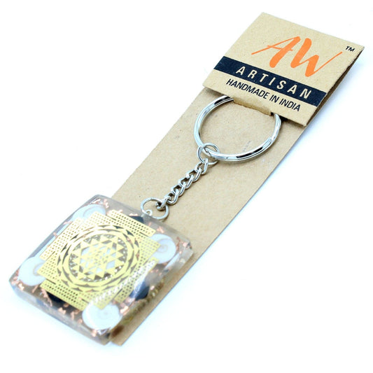 Orgonite Power Keyring - Home Protect Tourmaline - best price from Maltashopper.com ORGK-04