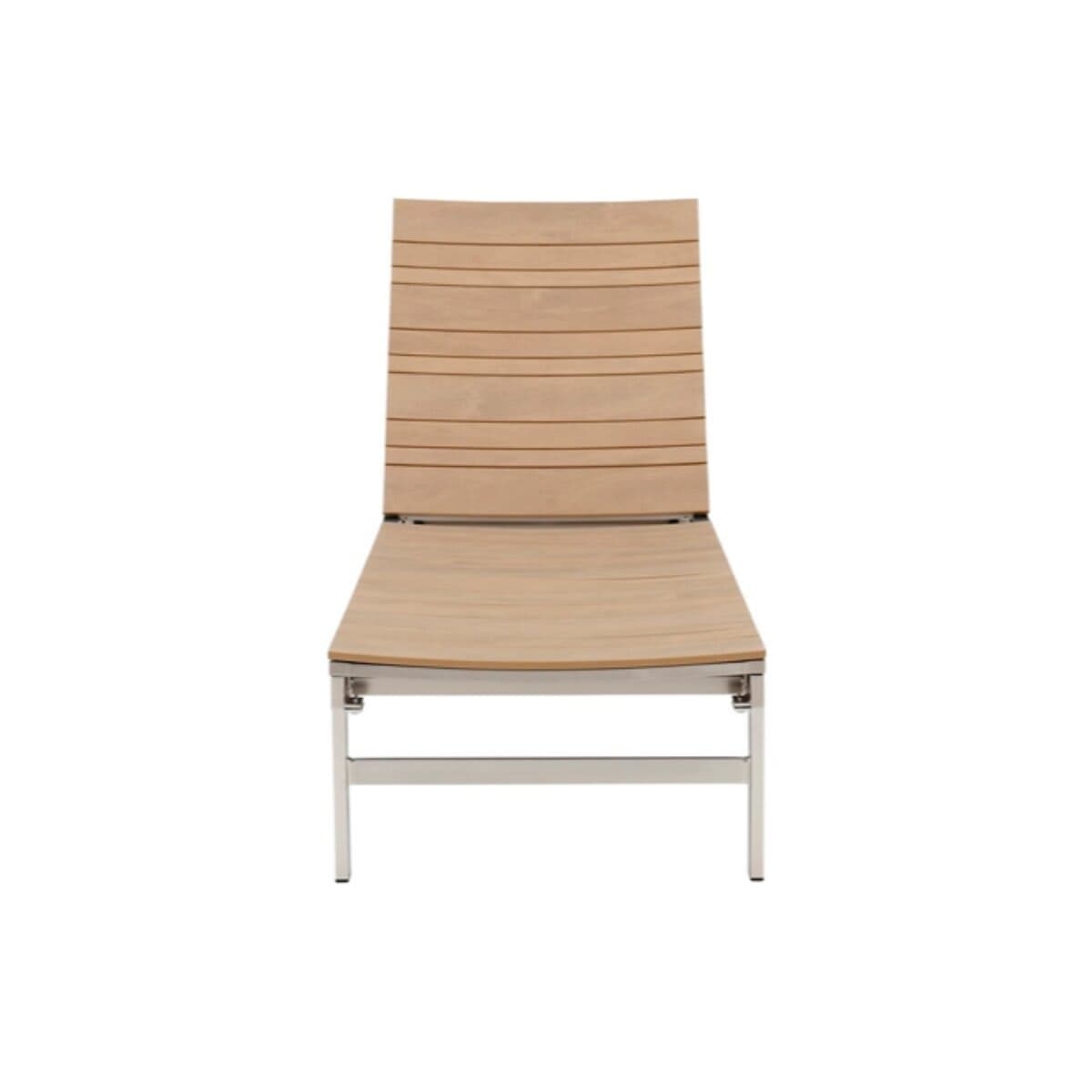 MENORCA NATERIAL ALUMINIUM POLYWOOD 195X65 WOOD-EFFECT SUN LOUNGER - Premium Sun Loungers and Armchairs from Bricocenter - Just €368.99! Shop now at Maltashopper.com
