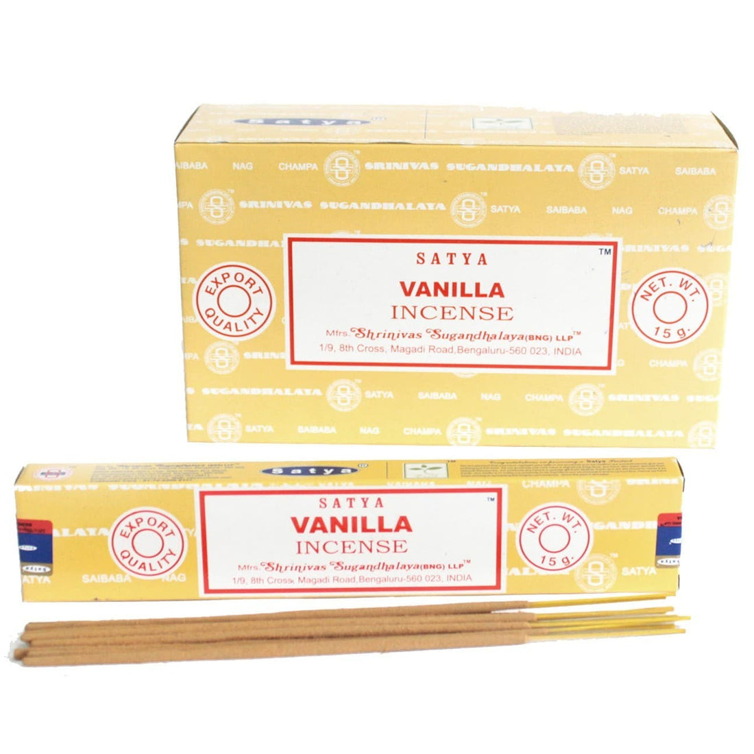 Satya Incense 15gm - Vanilla - best price from Maltashopper.com ISATYA-10