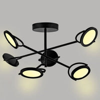 DIUNA CHANDELIER 53X14X40CM METAL BLACK LED 4332LM CCT DIMMABLE - best price from Maltashopper.com BR420007009