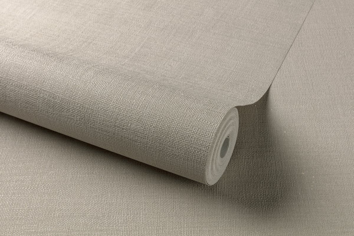 Bricocenter WALLPAPER FABRIC EFFECT BRILLIANT DOVE GREY 53CMX10.5M
