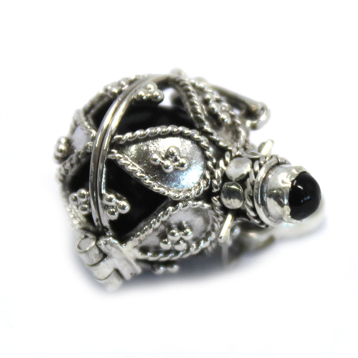 Silver Angel Bell - Darkness - 16mm - best price from Maltashopper.com SABALL-05