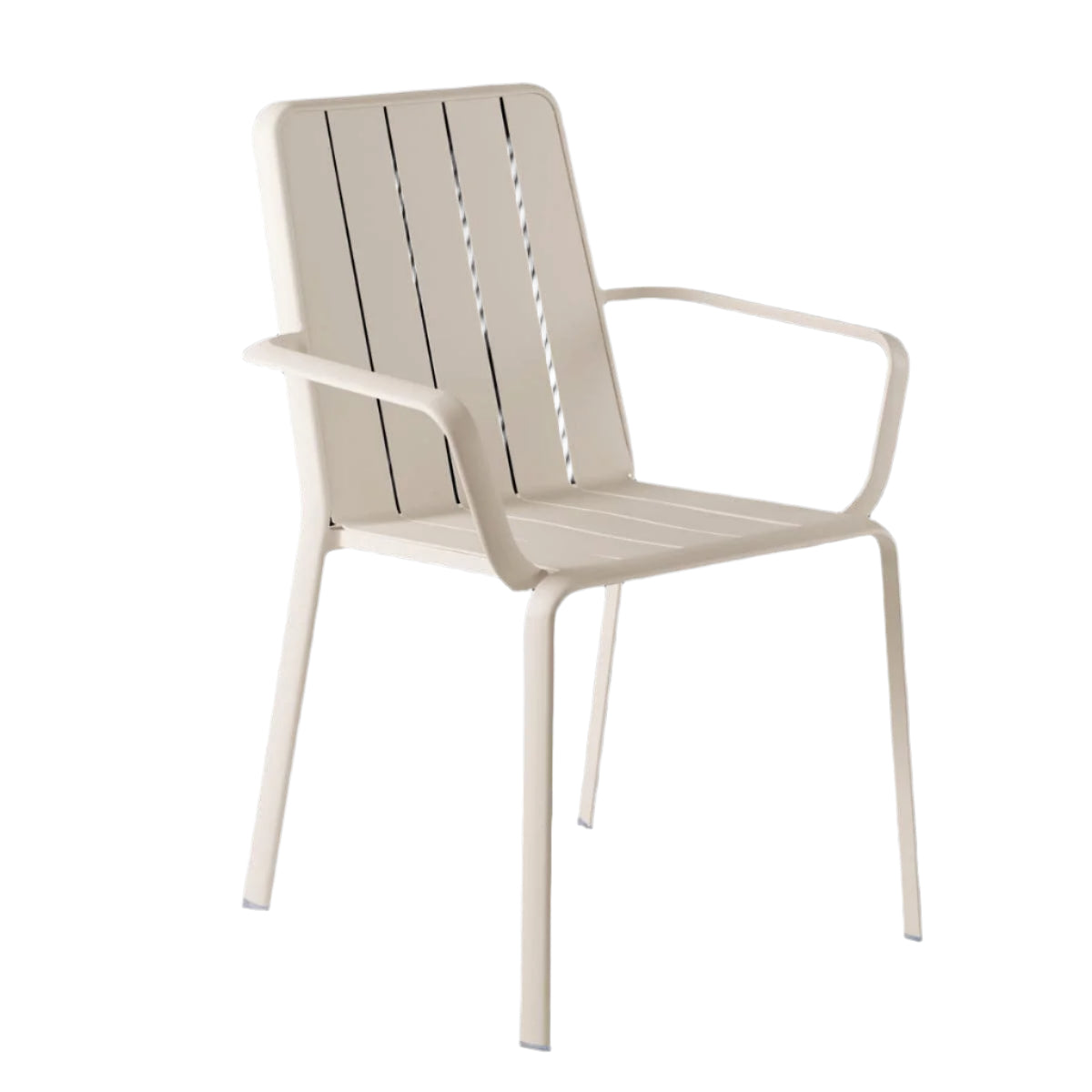 IDAHO NATERIAL BEIGE ALUMINIUM ARMCHAIR WITH ARMRESTS - best price from Maltashopper.com BR500015316
