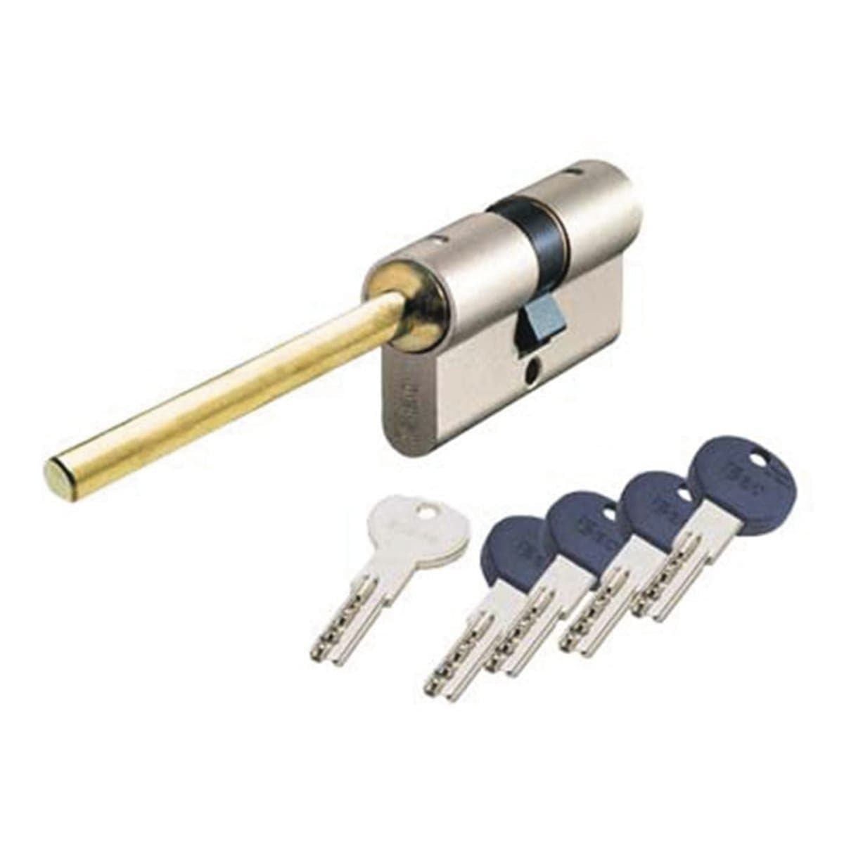 EUROPEAN SHAPED CYLINDER WITH KNOB FITTING 70 MM - best price from Maltashopper.com BR410005242