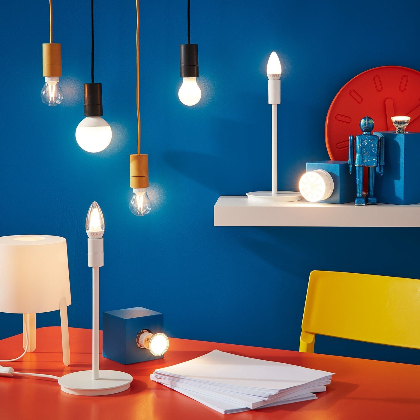 Ikea LEDARE, LED bulb E14 400 lumen ,