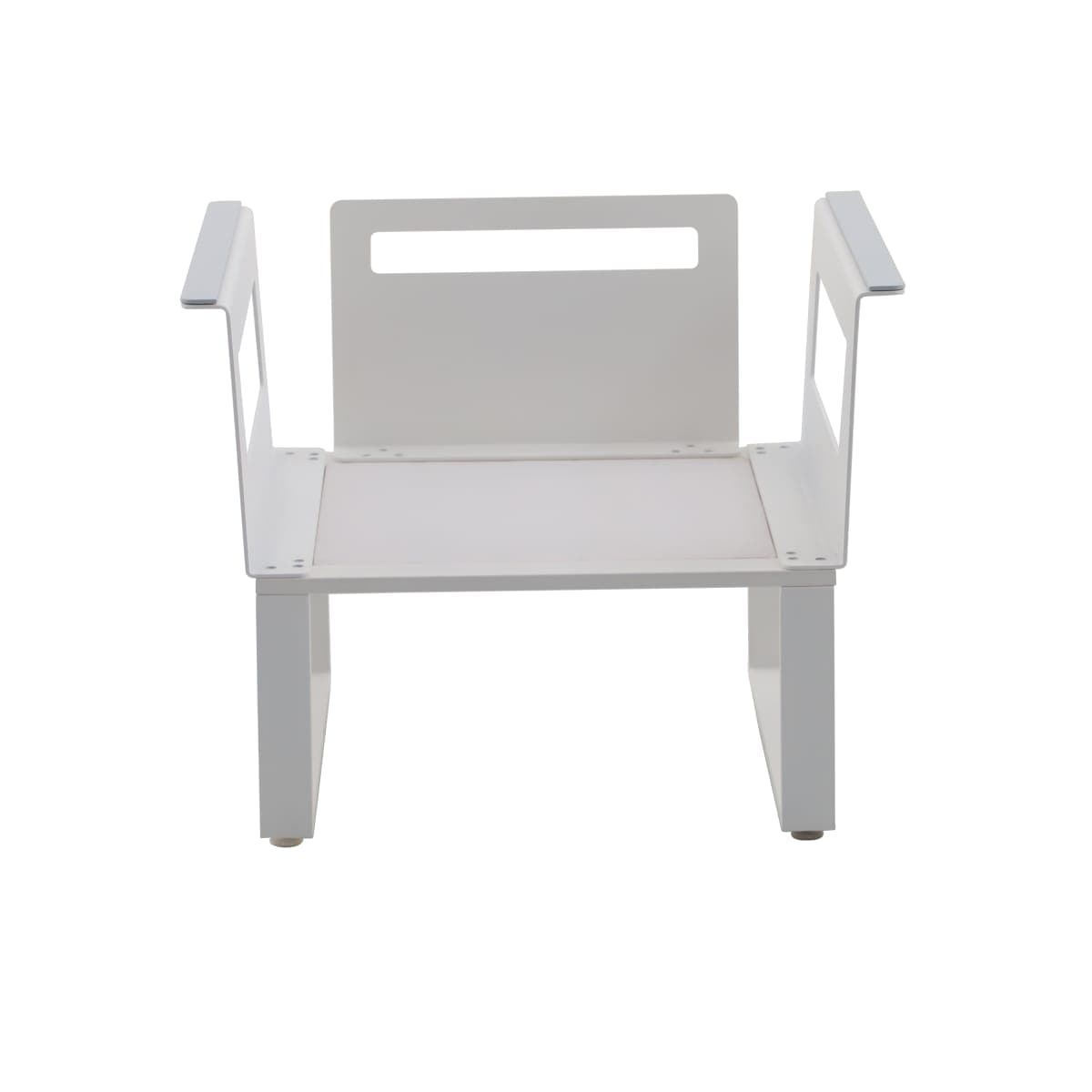 Bricocenter COFFEE SET NATERIAL ODYSSEA SOFA 2 ARMCHAIRS AND ALUMINIUM TABLE WHITE