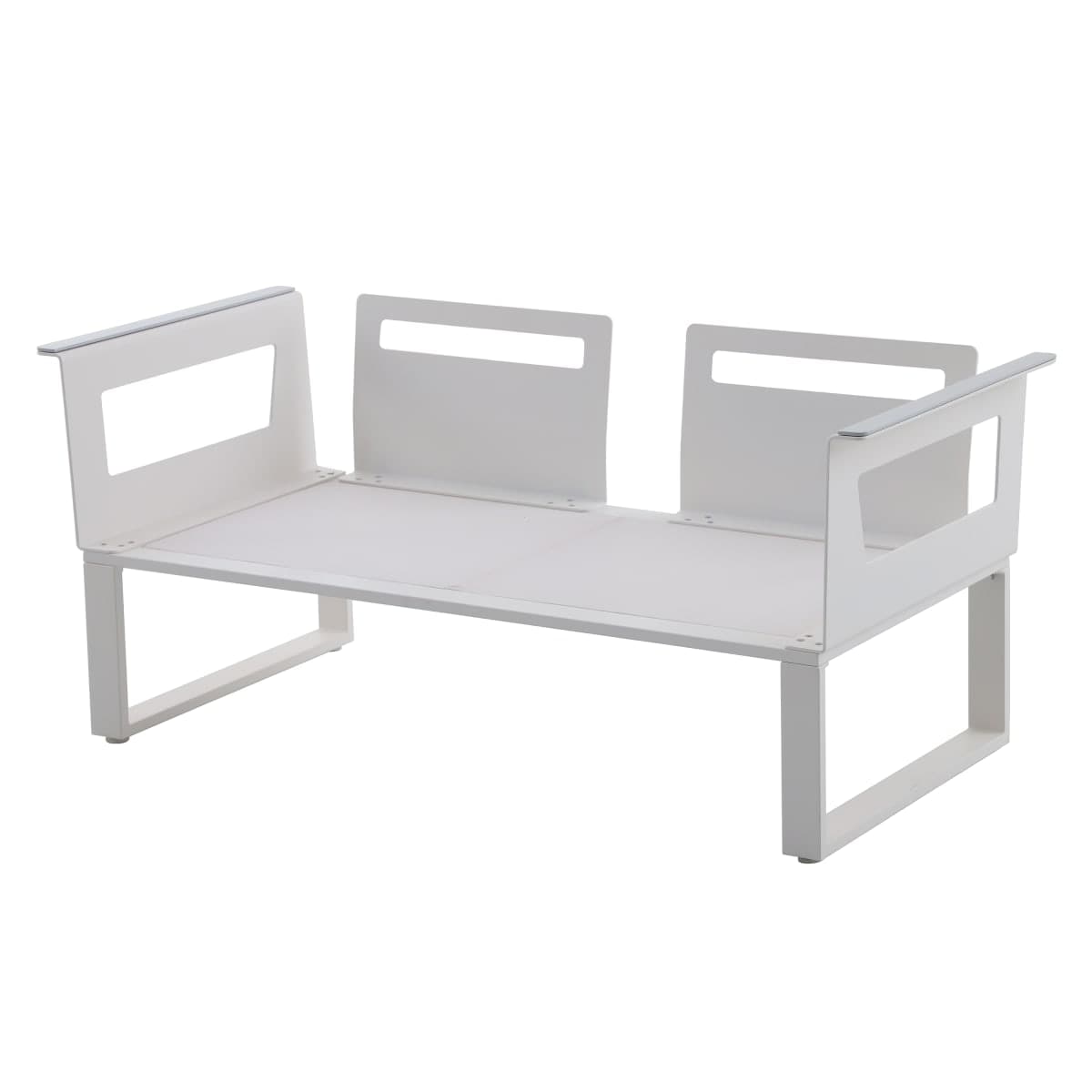 Bricocenter COFFEE SET NATERIAL ODYSSEA SOFA 2 ARMCHAIRS AND ALUMINIUM TABLE WHITE