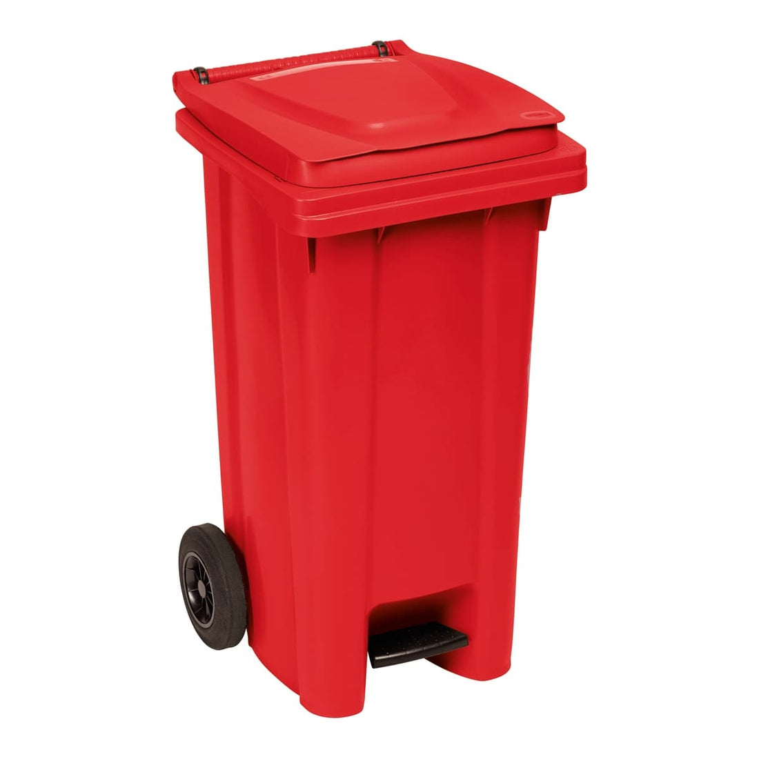 120LT WHEELED BIN WITH SIGNAL RED PEDAL - best price from Maltashopper.com BR410007617