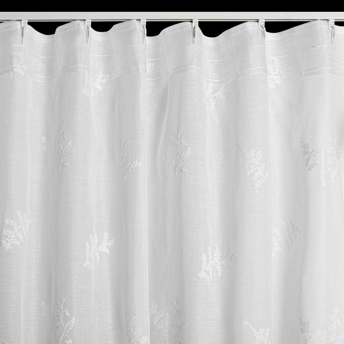 OPHELIE CURTAIN WHITE 140X280CM WEBBING AND CONCEALED LOOP - Premium Curtains from Bricocenter - Just €39.99! Shop now at Maltashopper.com