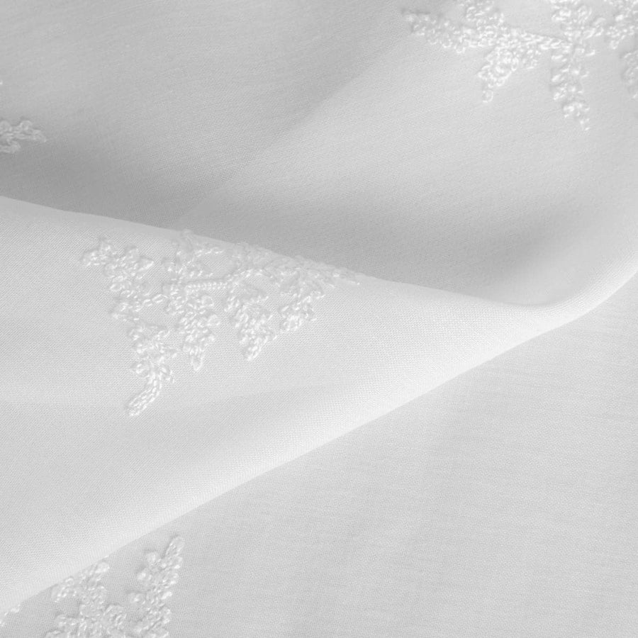 Bricocenter OPHELIE CURTAIN WHITE 140X280CM WEBBING AND CONCEALED LOOP