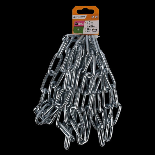 Bricocenter LONG GALVANISED STEEL CHAIN D5MM 2.5M