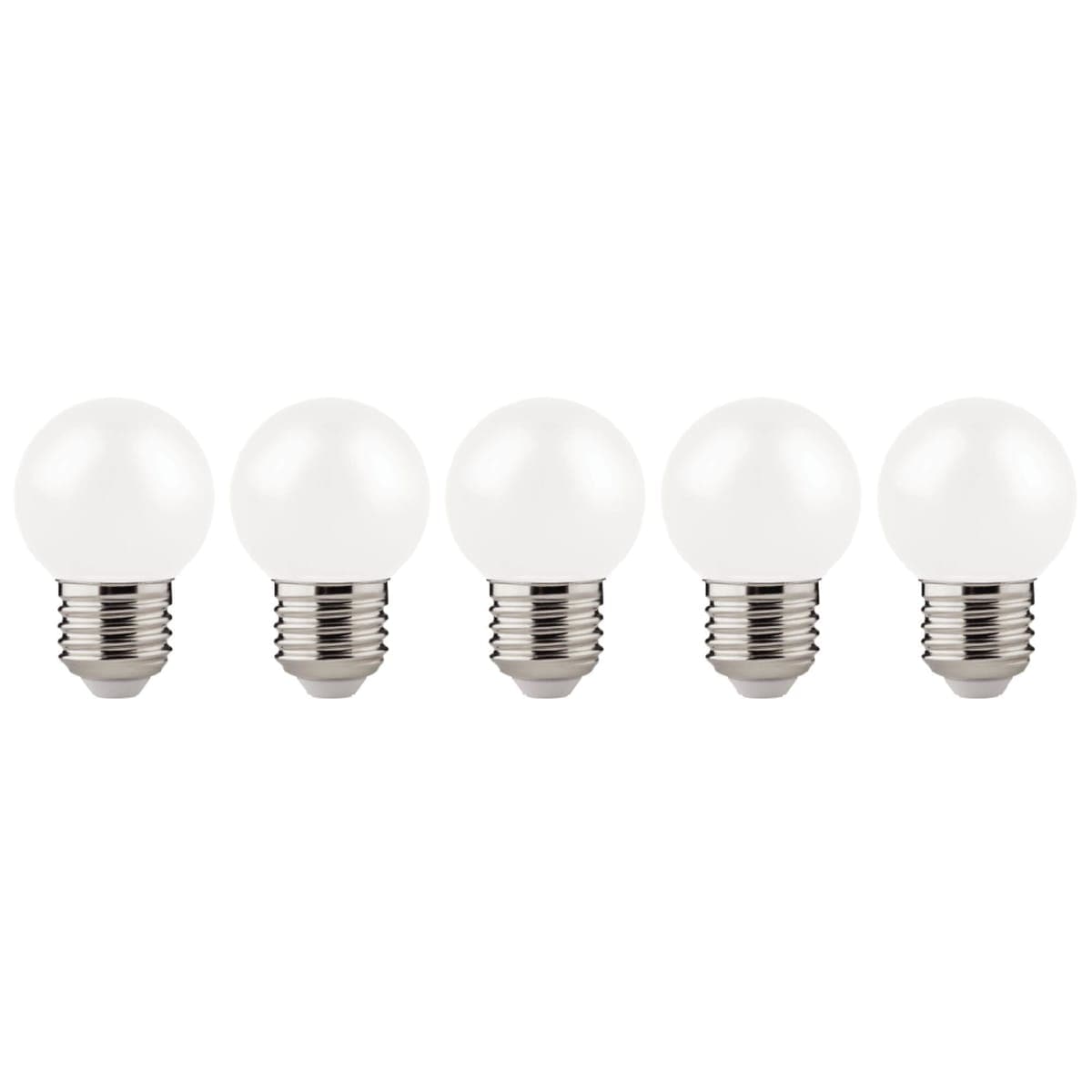 5 LED BULBS FOR GARLAND E27=40W TRANSPARENT SPHERE IP44 - best price from Maltashopper.com BR420007046