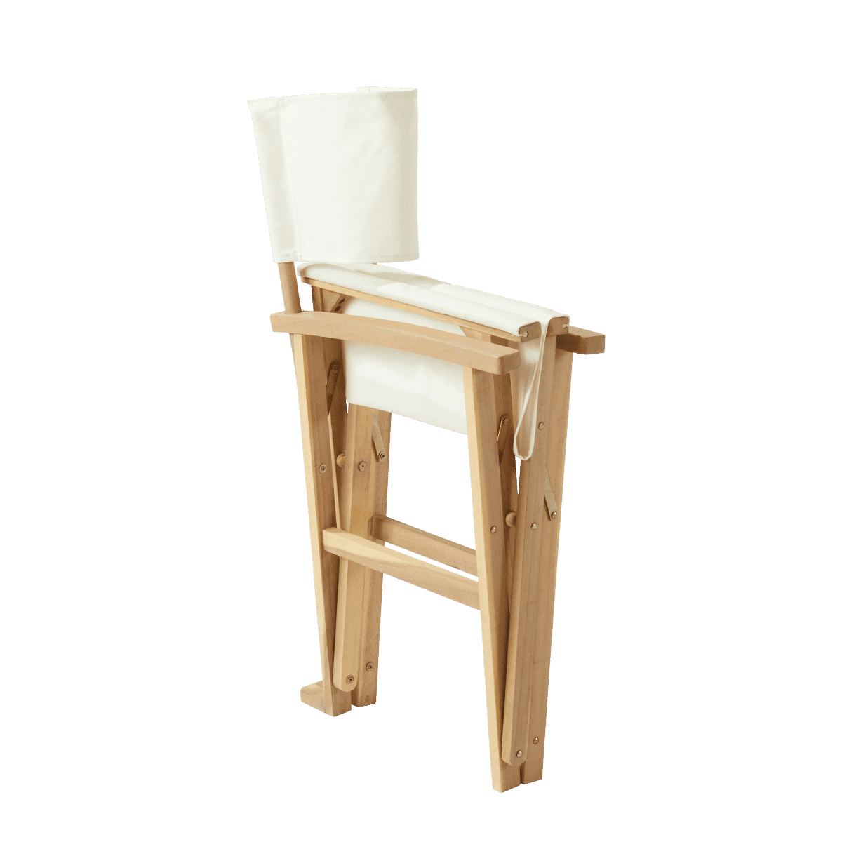 SOLIS NATERIAL - director chair, acacia FSC, 52.5x50.5x87cm, cream color - best price from Maltashopper.com BR500013628