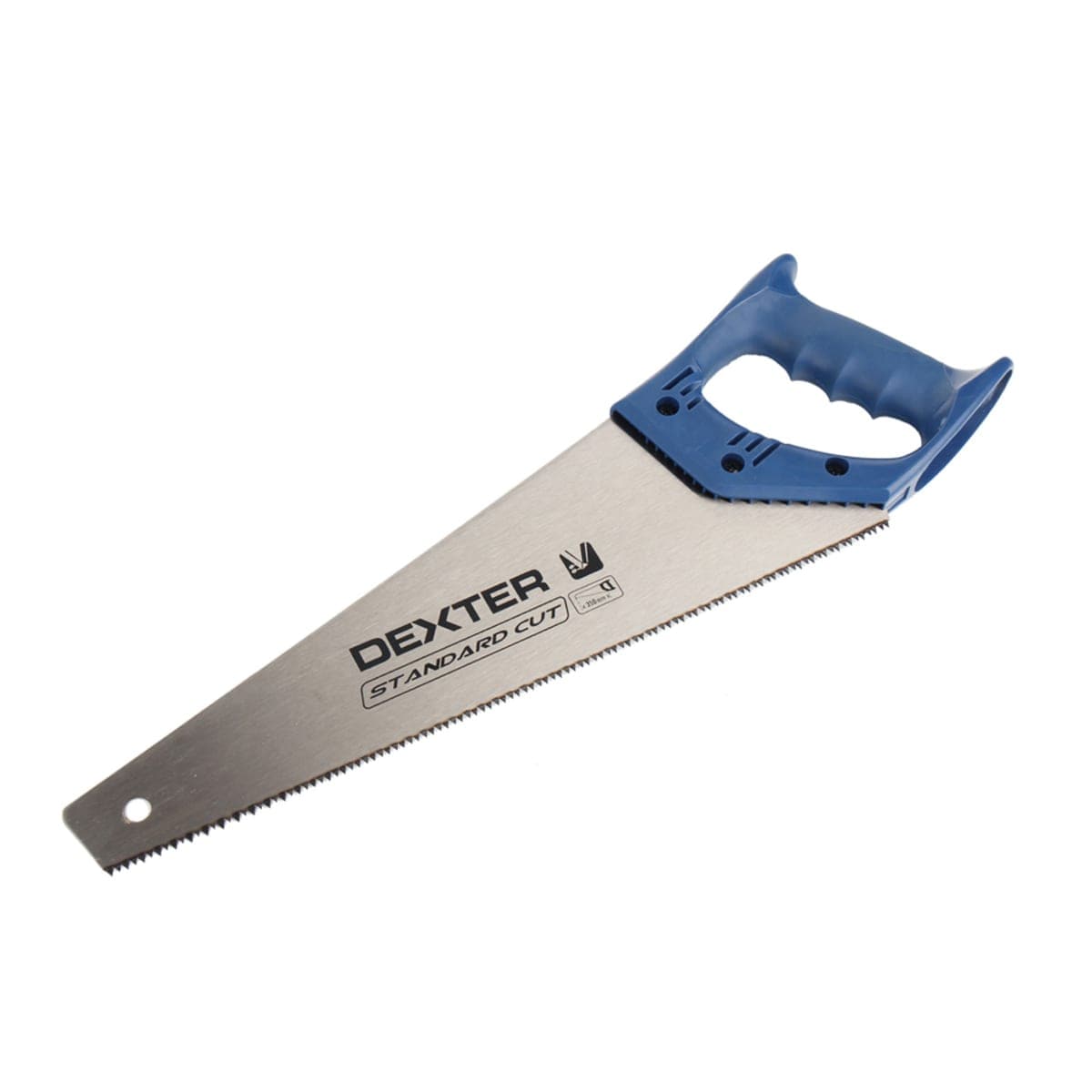 DEXTER 350 MM WOOD SAW WITH RUBBER GRIP, FINE-TOOTHED STEEL BLADE