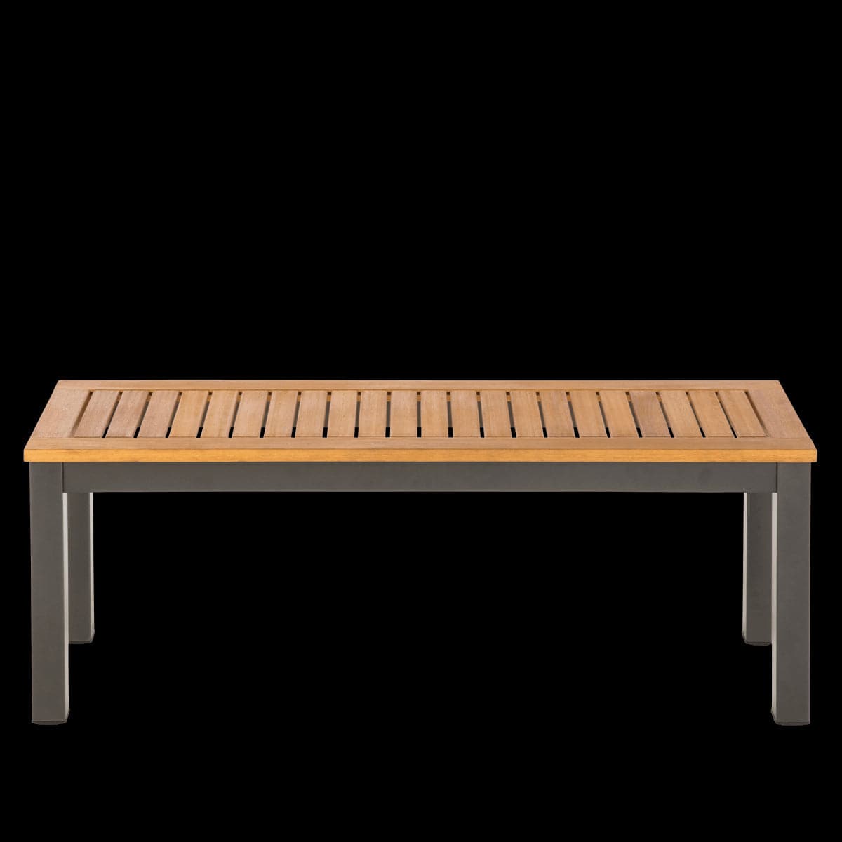 NATERIAL ORIS BALCONY BENCH 118x38XH43 ALUMINIUM EUCALYPTUS - best price from Maltashopper.com BR500015297