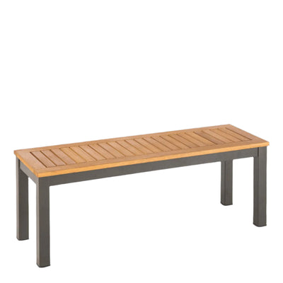 NATERIAL ORIS BALCONY BENCH 118x38XH43 ALUMINIUM EUCALYPTUS - best price from Maltashopper.com BR500015297