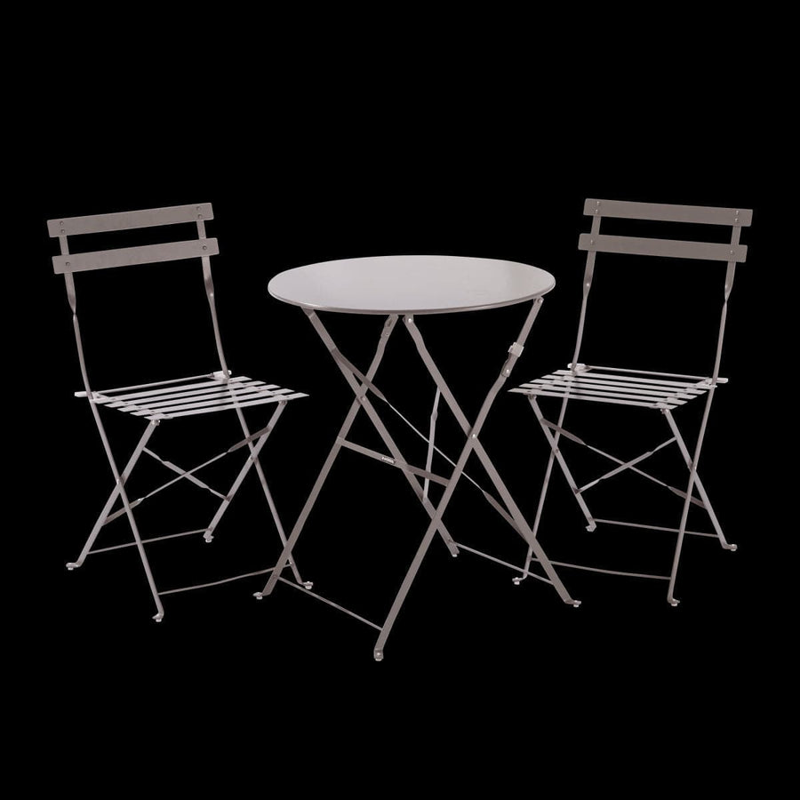 Bricocenter FLORA NATERIAL FOLDING CHAIR ANTHRACITE STEEL 41X47XH80