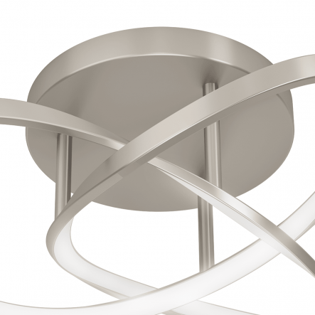Bricocenter CEILING LAMP ESME METAL NICKEL D35