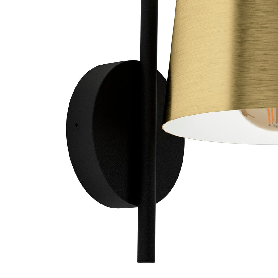 Bricocenter KRELA METAL WALL LAMP GOLD 23X2CM6 E27=40W
