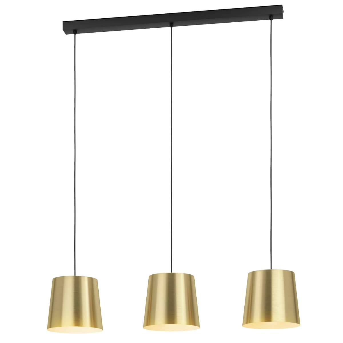 KRELA METAL LAMP GOLD 85CM 3XE27=40W - best price from Maltashopper.com BR420007322