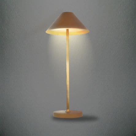 TABLE LAMP LIBERTY ALUMINIUM BRONZE LED 3W WARM LIGHT BATTERY OPERATED WITH TOUCH IP54 - best price from Maltashopper.com BR420007254