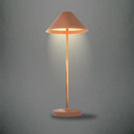 TABLE LAMP LIBERTY ALUMINIUM COPPER LED 3W WARM LIGHT BATTERY OPERATED WITH TOUCH IP54 - best price from Maltashopper.com BR420007253