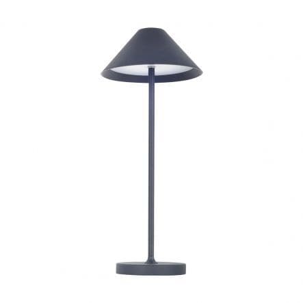 TABLE LAMP LIBERTY ALUMINIUM BLACK LED 3W WARM LIGHT BATTERY OPERATED WITH TOUCH IP54 - best price from Maltashopper.com BR420007251