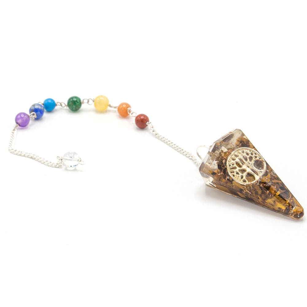 Orgonite Power Chakra Pendulum - Tree of Life - best price from Maltashopper.com ORGCP-07