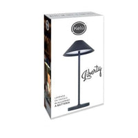 TABLE LAMP LIBERTY ALUMINIUM BLACK LED 3W WARM LIGHT BATTERY OPERATED WITH TOUCH IP54 - best price from Maltashopper.com BR420007251