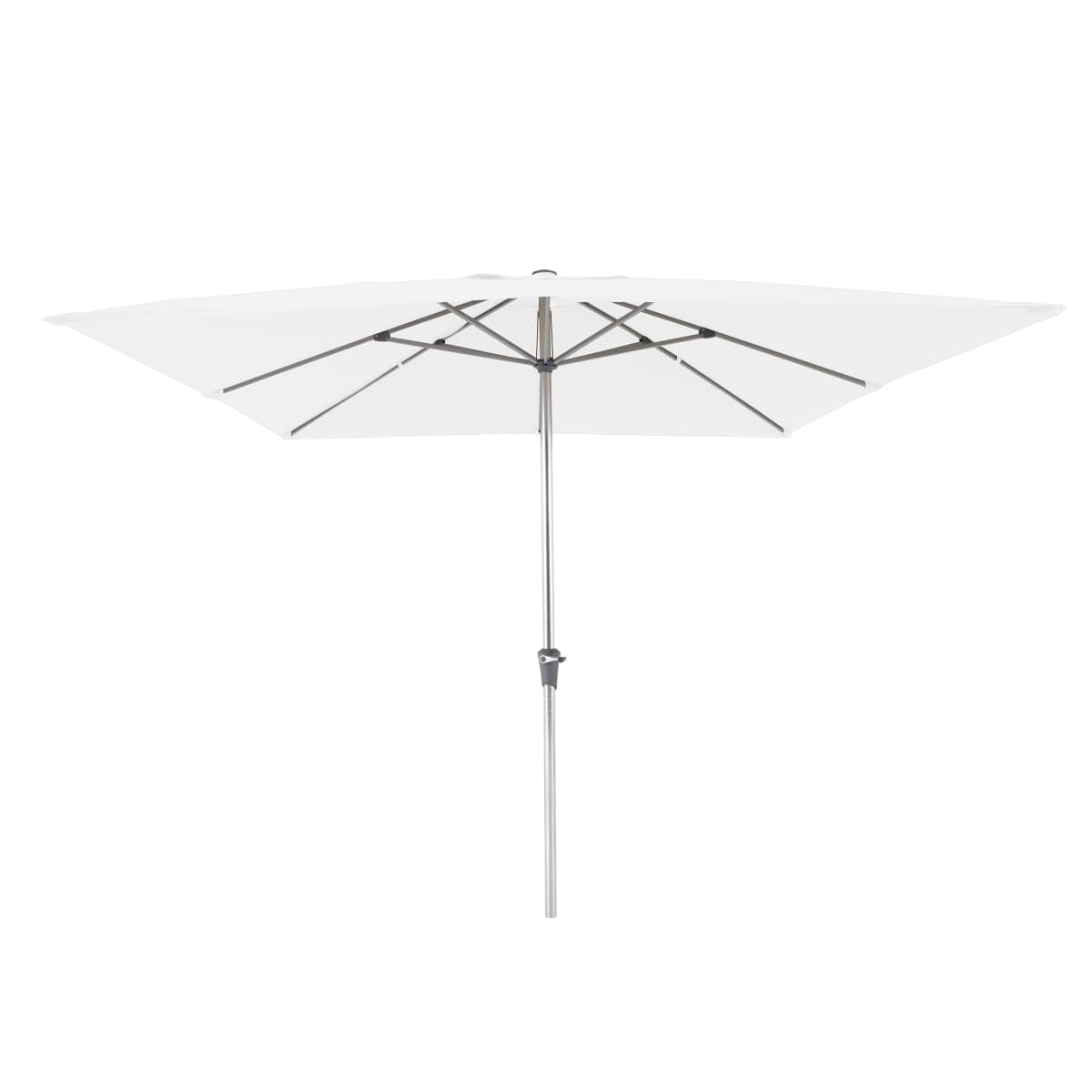 Bricocenter NATERIAL AURA II CENTRAL ALUMINIUM 290X290 250G WHITE UMBRELLA