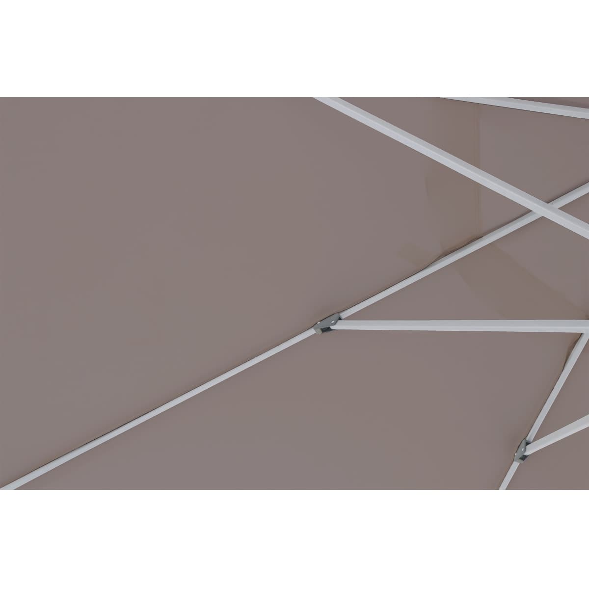 Bricocenter NATERIAL AURA II ALUMINIUM 290X290 250G TAUPE CENTRAL PARASOL