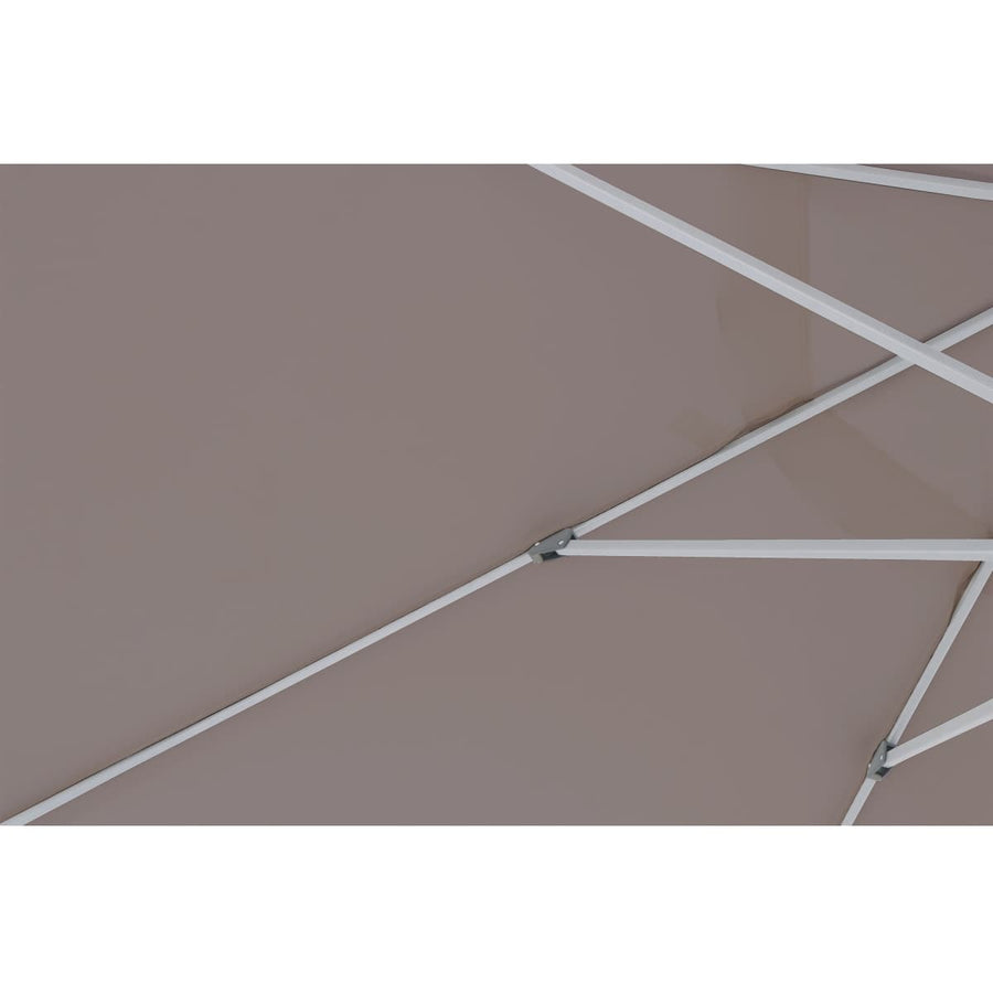 Bricocenter NATERIAL AURA II ALUMINIUM 290X290 250G TAUPE CENTRAL PARASOL
