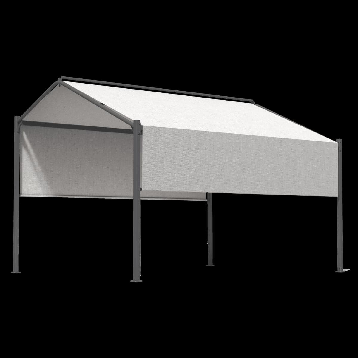 PERGOLA GAZEBO NATERIAL CASSY 4X3X2.8 POLYESTER STEEL 160GR/M2