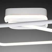 CEILING LAMP NORHA METAL WHITE 42X42CM LED 38W CCT - best price from Maltashopper.com BR420007595