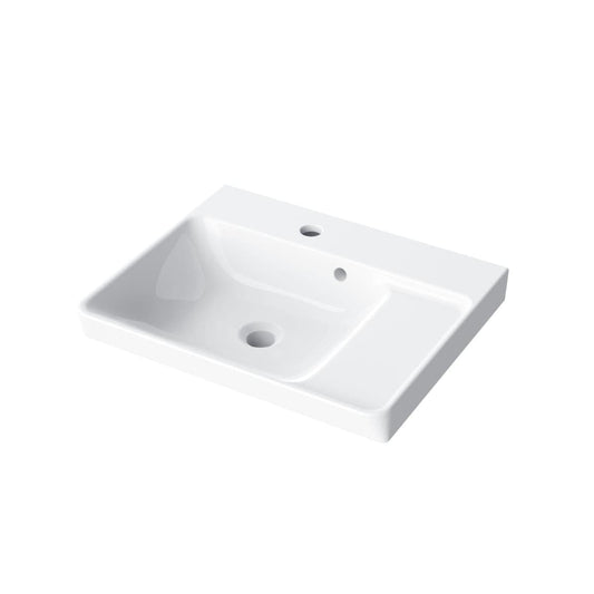 Bricocenter EASY FURNITURE WASHBASIN CM.L51,4XP42,4X15,5H POLISHED WHITE