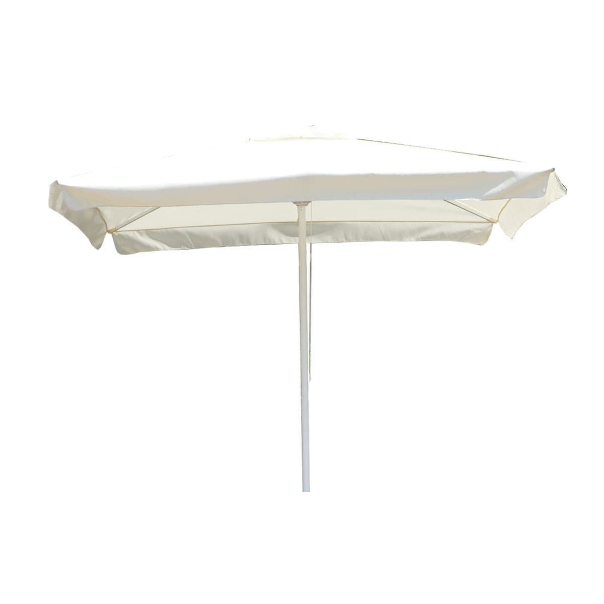 BAVENO ECRU UMBRELLA 3X3MT With pulley polyester canvas 240gr - best price from Maltashopper.com BR500014955