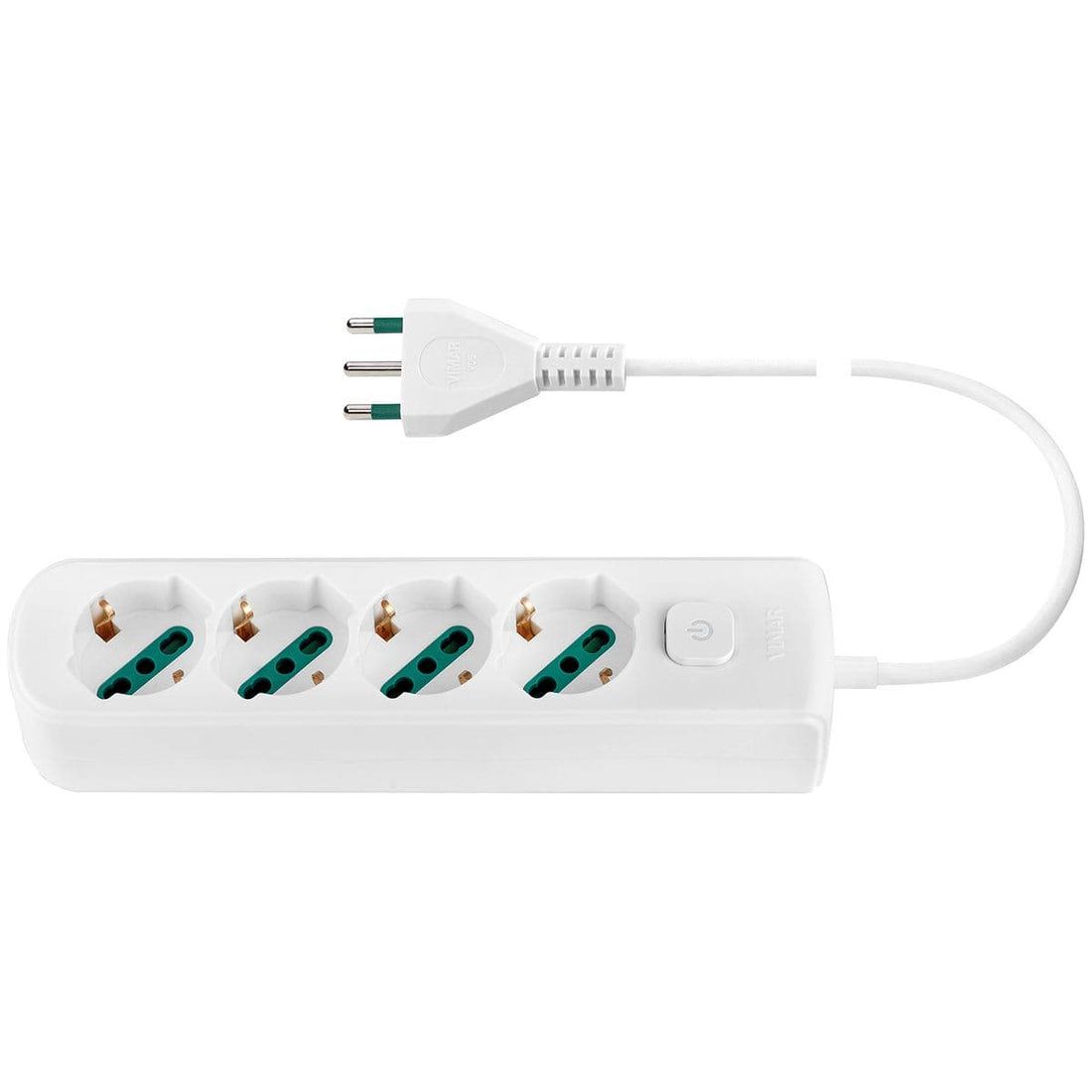 LINEAR MULTISOCKET WITH 4 UNIVERSAL OUTLETS- 1,5M CABLE WITH 16A ITALIAN PLUG COLOUR B - best price from Maltashopper.com BR420007685